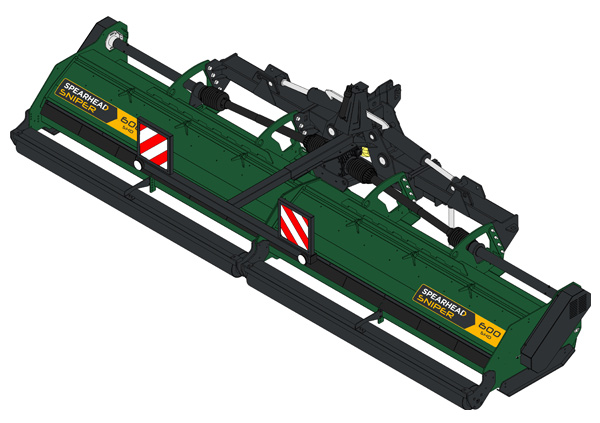 Sniper 600SHD Offset Flail Mower