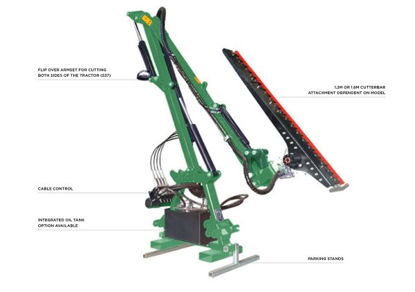 Twiga Mini Compact Reach Mower - Spearhead Machinery